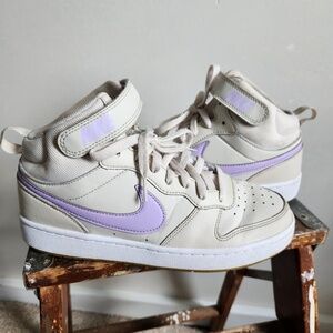 Nike Court Borough Mid 2 GS LILAC BLOOM Youth 7